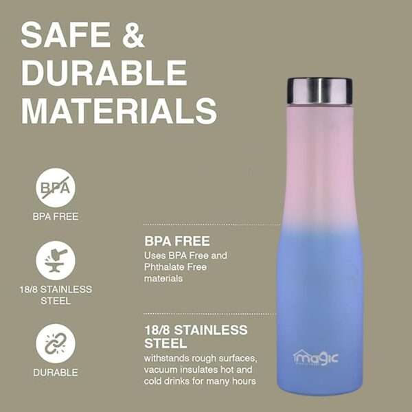 Flow Multi Magic 1000ml Single Wall Stainless Steel Water Bottle - Image 2