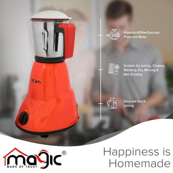 Plank 450 Watt Mixer Grinder - Image 6