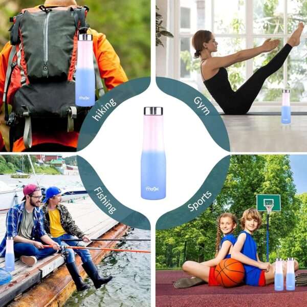 Flow Multi Magic 1000ml Single Wall Stainless Steel Water Bottle - Image 3