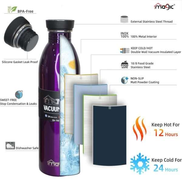 FB -750 ML Double Wall Stainless Steel - Image 5